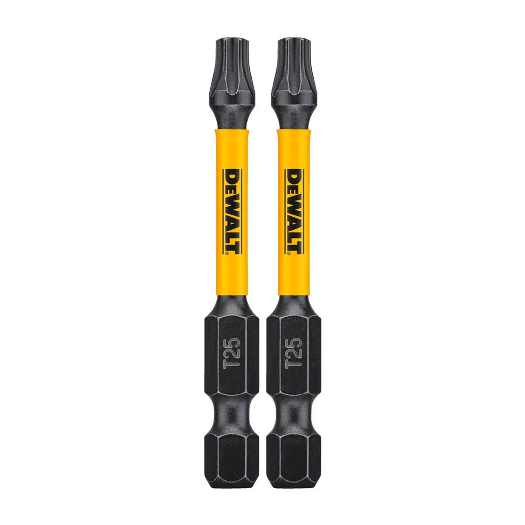 Puntas de Impacto DeWalt FlexTorq Torx T25 2.25 pulgadas 2 piezas