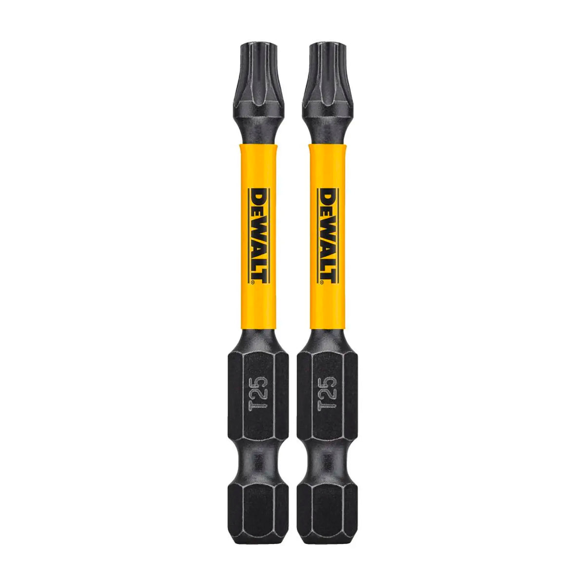 Puntas de Impacto DeWalt FlexTorq Torx T25 2.25 pulgadas 2 piezas