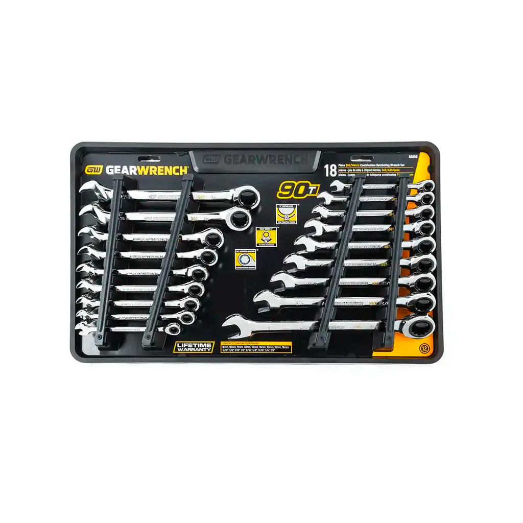 GearWrench Juego De Llaves Combinadas Tipo Matraca