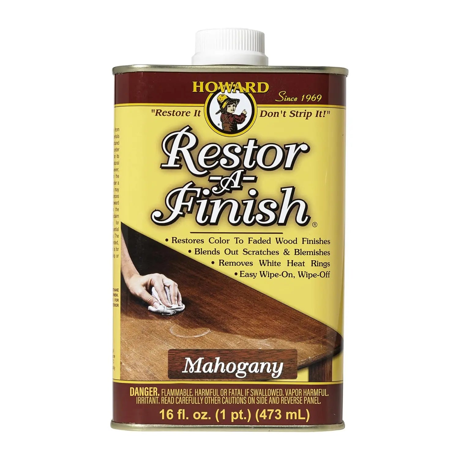 Howard Restor-A-Finish – Restaurador de Madera | Elimina Rayones, Manchas y Revive Acabados